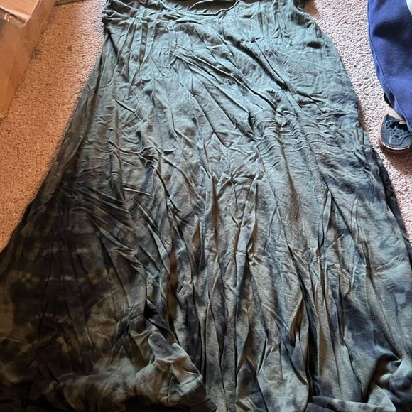 We the free to the max xs green & black maxi dress - Picture 6 of 12